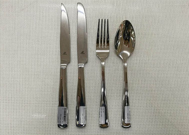 Stainless Steel 304 # sendok garpu set dari 20 buah Steak Knife Dinner Fork Melayani Sendok