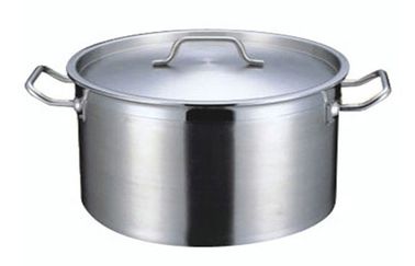 Commercial pendek Stainless Steel cookwares / Soup Pot 32L Untuk Industri Catering