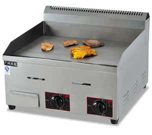 Komersial Listrik Griddle / Countertop Gas Griddle 36.7KW, Stainless Steel