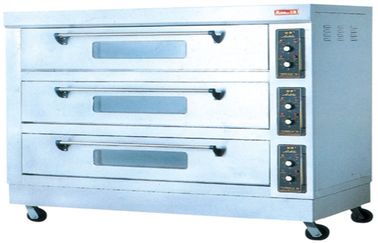Dapur Stainless Steel Electric Baking Oven 18kW Dengan 3-layer 4tray FDX-36BQ