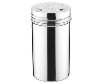 # 304 Stainless Steel Salt and Pepper Shaker Set Makan Porselen Bumbu Pot dengan Tutup 1.5 - 2.5mm Holes