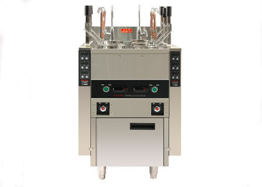 12KW Commercial Kitchen Equipments, Angkat Otomatis 6 Keranjang Pasta Cooker