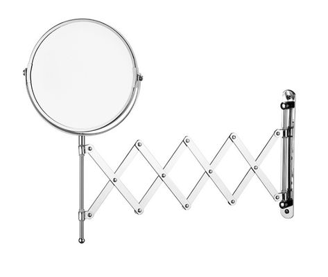 Cermin rias kamar mandi hotel rumah HD cermin rias yang dapat ditarik, cermin kecantikan bebas paku yang dapat diputar di dinding