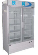 Minuman Tampilan Cooler Kulkas Komersial Freezer Two Doors