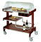Cart Pastry Deluxe Solid Wood Dessert Layanan Peralatan 910 * 510 * 1120mm