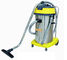 Peralatan Vacuum Cleaner / Layanan Kamar 80L Basah Dan Kering Yang Kuat Dengan Tangki Tas Stainless Steel