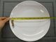 Diameter 25cm Berat 200g Melamin Dinner Plate / Porselin Putih
