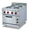 Dapur Barat Peralatan Listrik 4/6 Kepala Hot Plate Cooker Dengan Oven ZH-TE-4