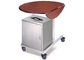 Perlengkapan Ruang Makan Deluxe dengan Meja Kayu Dilipat / Stainless Steel Penghangat Makanan Panas Listrik