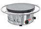 Pedoman Gas Rotary Crepe pembuat Oven Pancake / 2800Pa 670 * 670 * 265mm