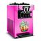 R410 Komersial Kulkas Freezer Meja / Table Top Soft Ice Cream Machine Dengan Tiga Rasa