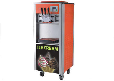 20-30L / H Dua Flavors Rainbow Ice Cream Mahine / Commercial Ice Cream Freezer