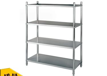 Stainless Steel 4-Layer Shelf untuk Penyimpanan Semua Flat Holding Panel 1800 * 500mm