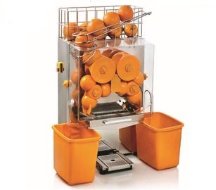 Otomatis Orange Juicer 20 Oranye / min Transparent Front Cover Orange Pengolahan Peralatan