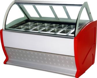 Hemat energi Showcase Ice Cream Commercial Kulkas Freezer