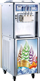 BQ833 Lantai Soft Ice Cream Commercial Kulkas Freezer Dengan Mencampur Desain