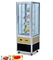 CP-400 Four Sides Kaca Kue Tampilan Cooler / Komersial Kulkas Freezer
