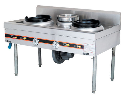 SS 250W Gas Alam Burner Dapur Range CS-9080 Untuk peralatan dapur
