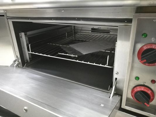 Komersial peralatan dapur Barat kompor gas 4 Burner dengan oven