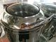 Buffet Ware Stainless Steel Cookwares Roung Soup Warmer Dengan Kaca Jendela / Tutup 10Ltr