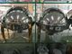 Mirror Finish Peralatan Masak Stainless Steel / Wajan Pangan Bulat dengan Tutup Atas Gulungan Bulat Penuh Dibuka pada 180 °