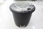 Warna Hitam Electric Soup Warmer / Stainless Steel Cover Single Phase 220V Volt