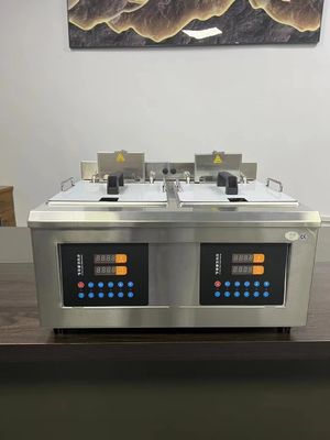 Multifunctional stainless steel deep fryer Otomatis mengangkat minyak mesin goreng Pot untuk Chicken Chop French Fries Potato Fish