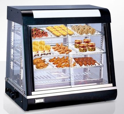 JUSTA Electric Glass Showcase Pemanasan Showcase Pemanasan Cabinet Food Showcase Cabinet Makanan Komersial Equipment dapur Restoran &amp; Hotel Peralatan