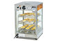 850W 220V Listrik Hot Food Warmer Showcase, Countertop Pizza Warmer Tampilan Kabinet