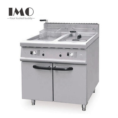 2025 Komersial Stainless Steel Gas Fryer Restoran Peralatan Dapur Untuk Makan High-End Hell's Kitchen Equipment